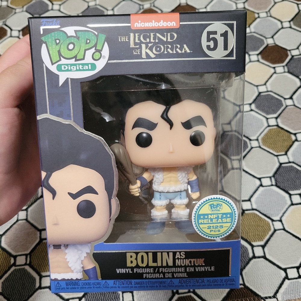 Funko NFT Legend of Korra Bolin as NukTuk